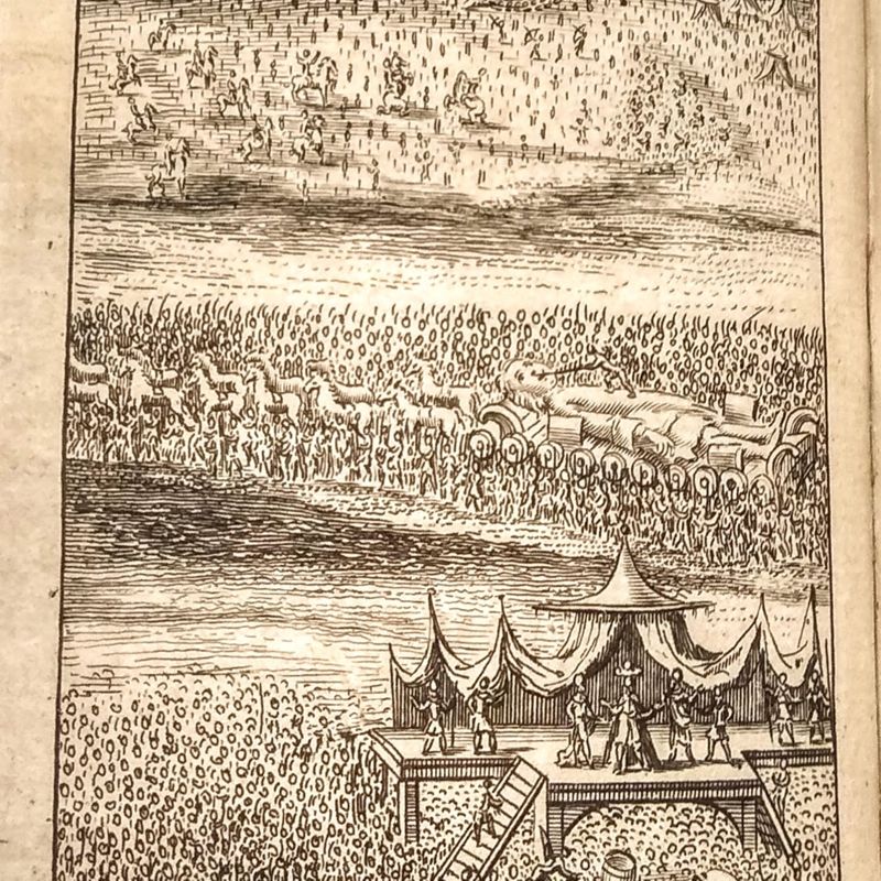 Illustration de Gulliver sur la plage.
