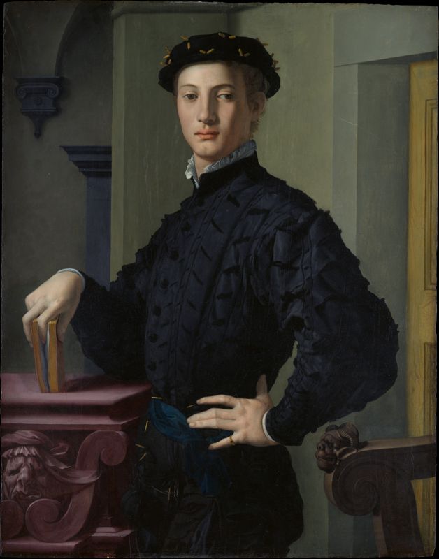 Portrait d'un jeune homme au livre